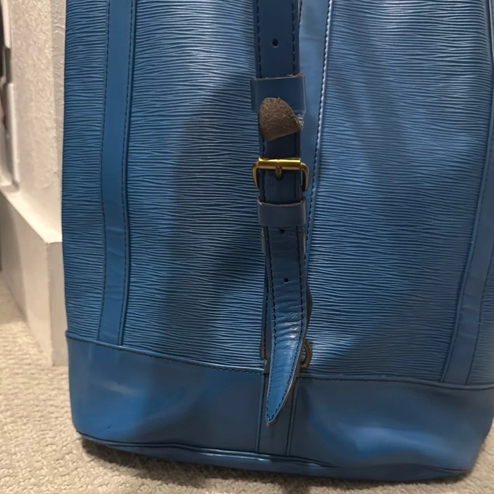Louis Vuitton blue Epi randonnee bag - Picture 5 of 9
